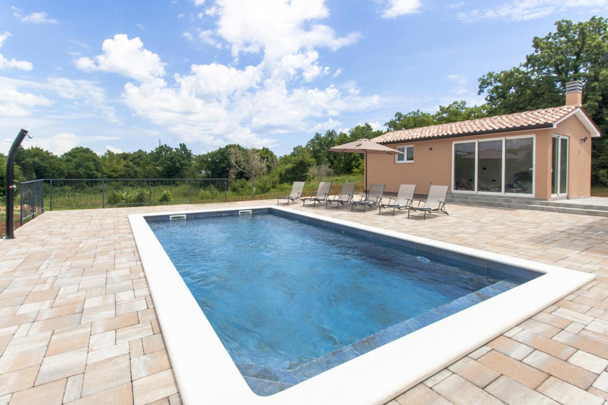 Villa Fortuna For 7 People Near Labin - Rabac With Large Garden & Private Pool Raša Exterior foto